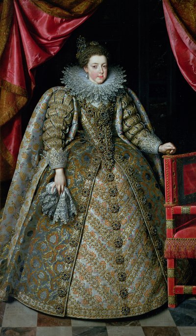 Portrait of Elisabeth of France (1602-44) by Frans Pourbus the Younger